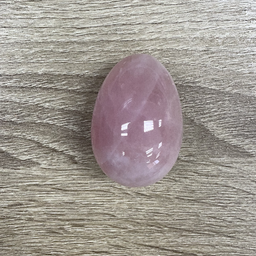 [MI013] Huevo Cuarzo Rosa 35x50 mm perforado