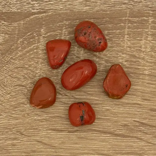 [MI134] Jaspe rojo 6 uds para rejilla