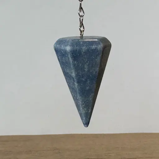 [Mi062] Péndulo Cuarzo Azul