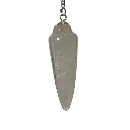 [MI193] Péndulo Cuarzo Blanco lechoso