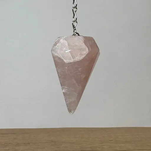 [MI057] Péndulo Cuarzo Rosa