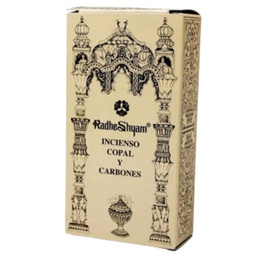 [IN011] Incienso Copal 50gr + Carbones 10u Radhe Shyam