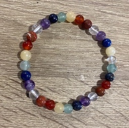 [MI225] Pulsera de los 7  Chakras 6mm