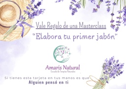 [VALEC5] Vale regalo: Curso &quot;Elabora tu primer jabón&quot;