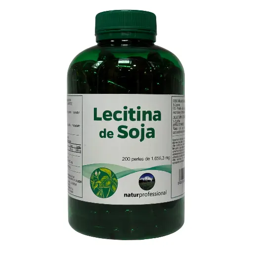[NP052] Suplemento dietético Lecitina de soja 200 perlas de 1200 mg