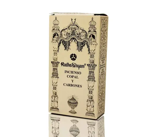 [IN011] Incienso Copal 50gr + Carbones 10u Radhe Shyam
