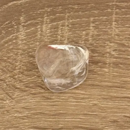 [MI181] Canto rodado grande de Cuarzo Cristal