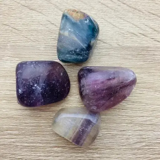 [MI099] Canto rodado grande de Fluorita , precio unidad