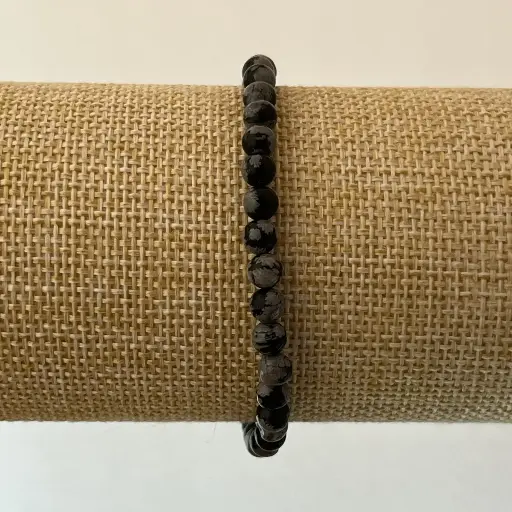 [MI307] Pulsera Obsidiana Nevada
