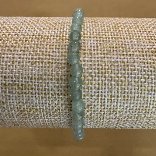 [MI252] Pulsera  Cuarzo verde