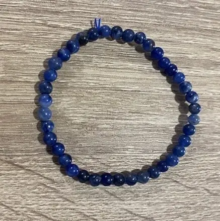 [MI178] Pulsera de Lapislázuli 4mm
