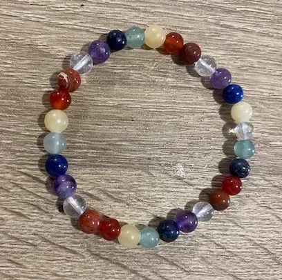 [MI225] Pulsera de los 7 Chakras 6mm