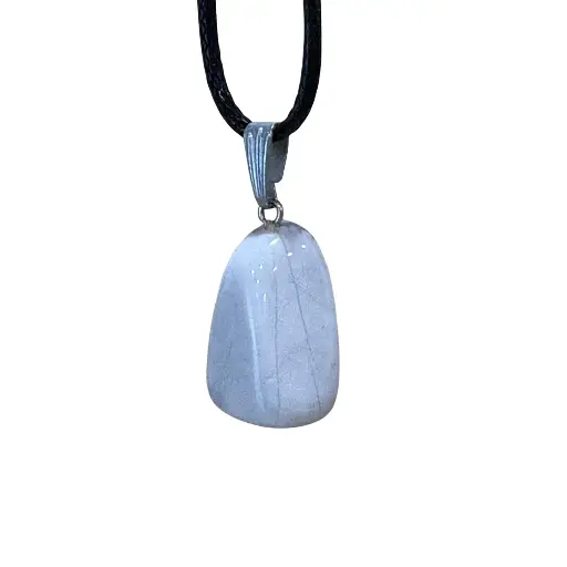 [MI304] Colgante pequeño Piedra luna (engarce plata)