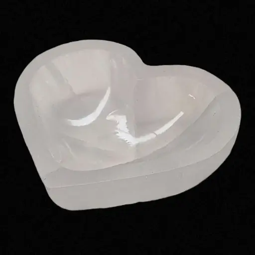 [MI282] Cuenco de Selenita Corazón