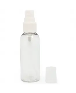 [ME016] Botella transparente 100ml tapón dosificador.