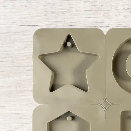 [MO017] Molde de silicona para ambientadores sólidos.