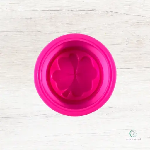 [MO032] Molde de silicona trébol, redondo.