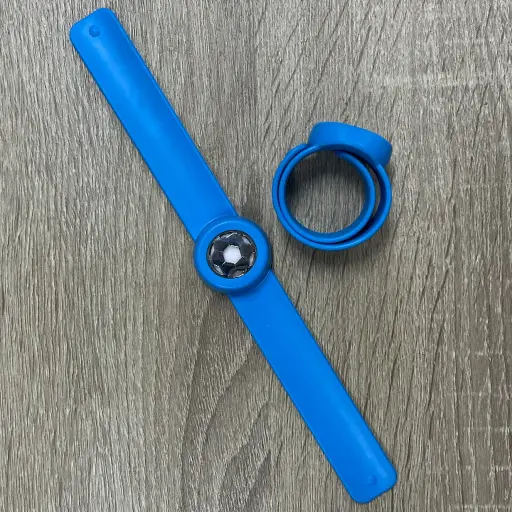 [AM061] Brazalete Infantil difusor, correa azul, modelo Pelota