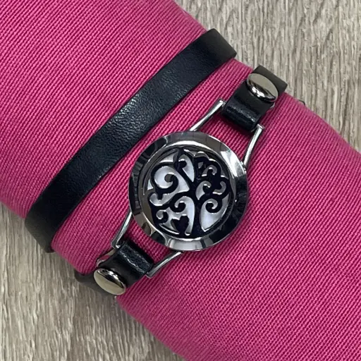 [AM043] Pulsera difusora Árbol corazón