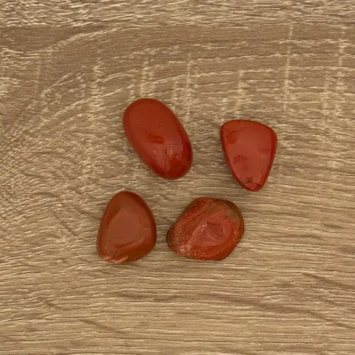 [MI208] Jaspe rojo 4 uds para rejilla