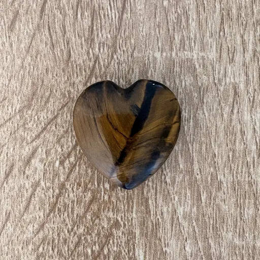 [MI165] Corazón Ojo de tigre