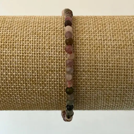 [MI053] Pulsera Turmalina multicolor