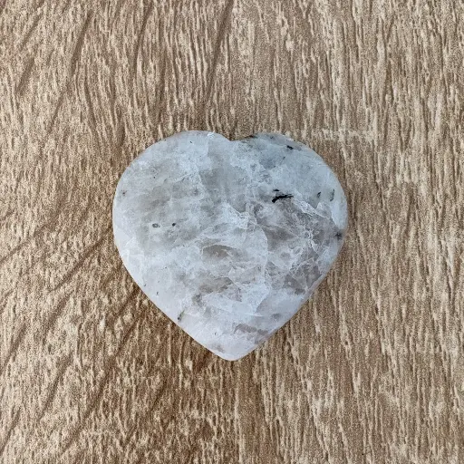 [MI234] Corazón plano de Piedra Luna