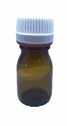 [MEE08] Botella Vidrio Ámbar 30ml + Tapón Rosca Precinto