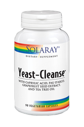 [PD091] Yeast Cleanse 90vegcaps. Solaray
